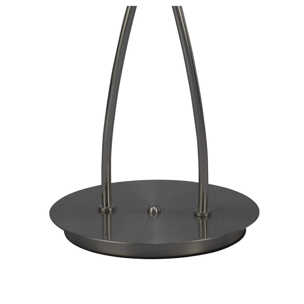 Iku 4-Light G9 Satin Nickel Floor Lamp with Clear Ice-Glacier Glass Shades