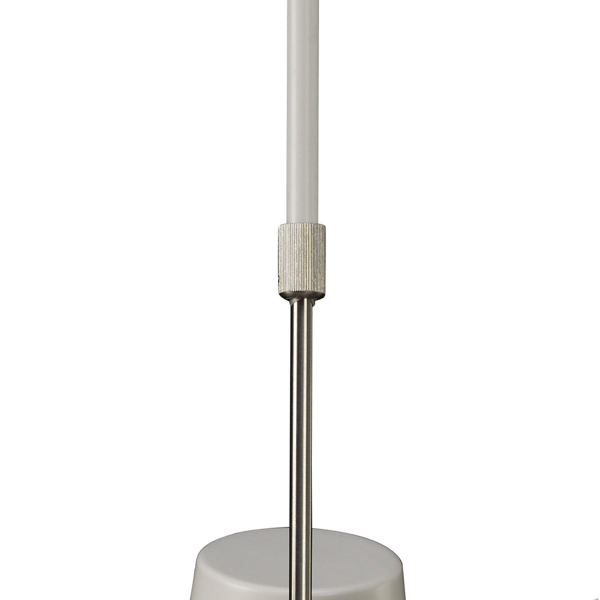 Contemporary Pendant Trio: Matt White & Beech Design