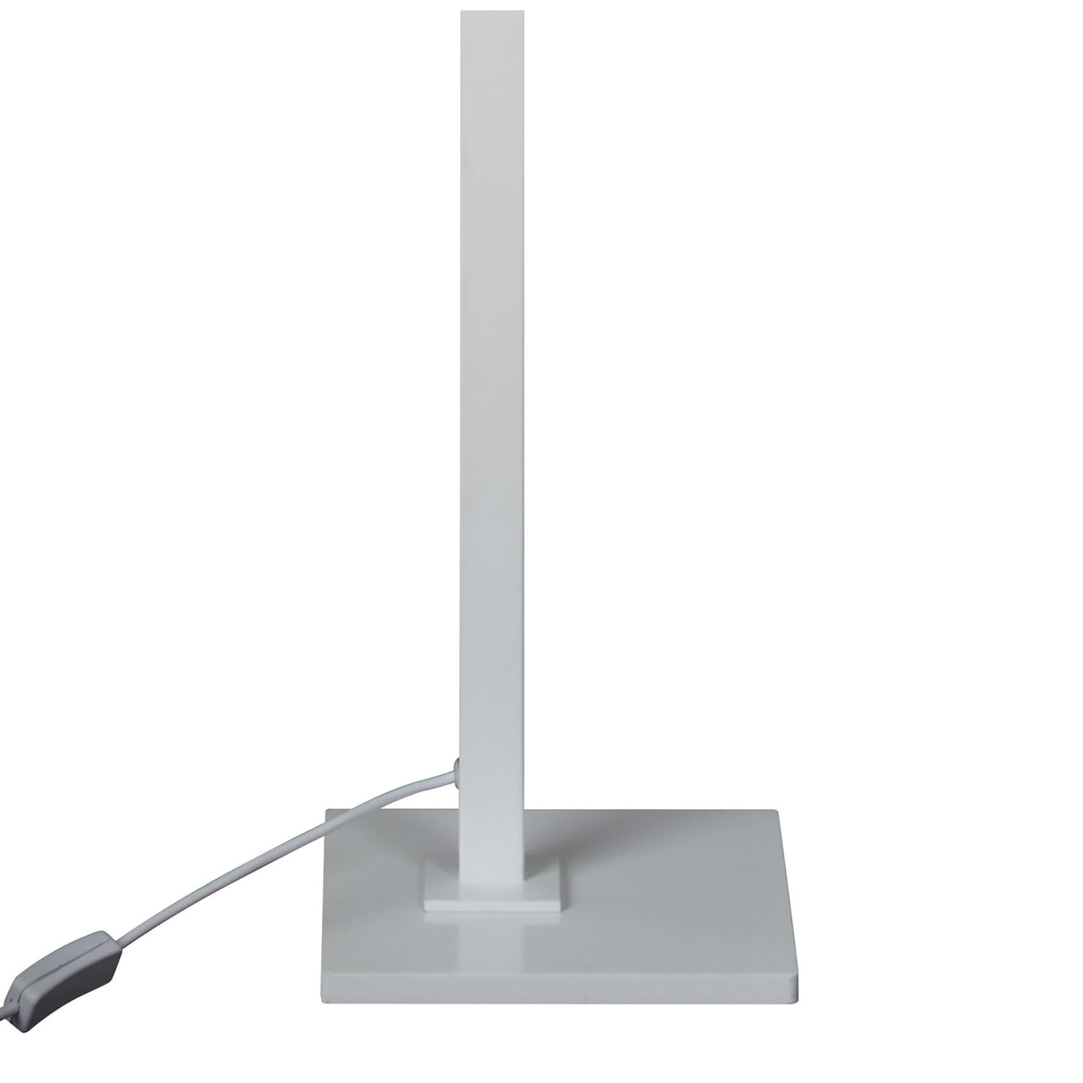 Elegant Matt White Beech Looker Floor Lamp with Adjustable Joints