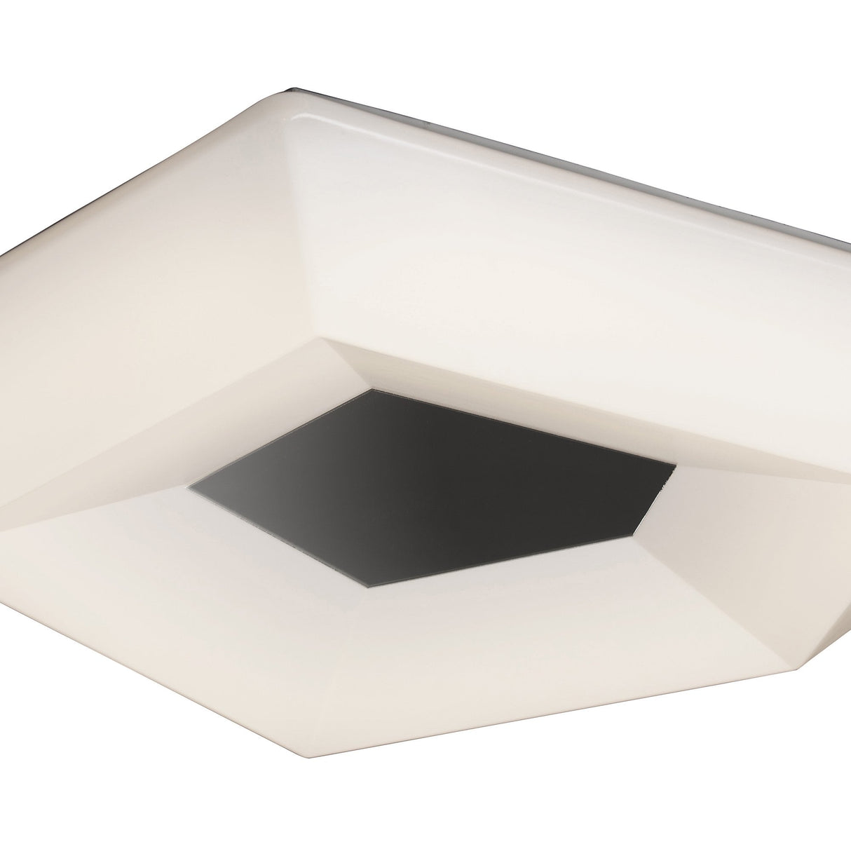 City Series 28W LED Flush Mount, Polished Chrome & White Acrylic, Warm White 3000K, 2800 Lumens, 3-Year Warranty