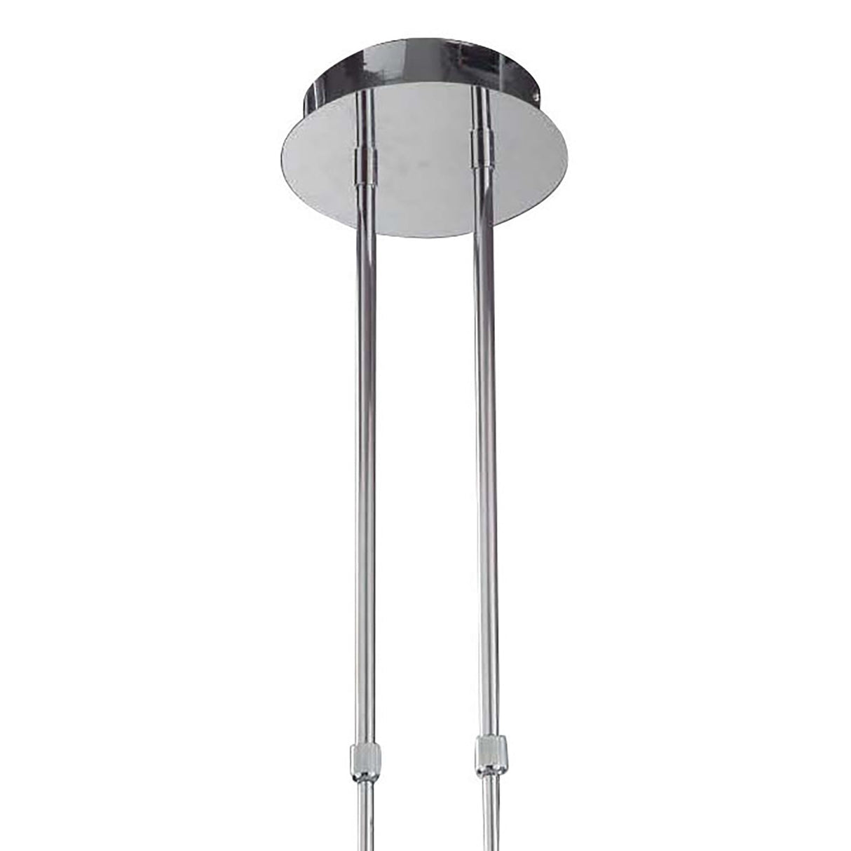 Elegant Mistral 30W LED Pendant Light in Polished Chrome and Frosted Acrylic, 3000K, 2700lm