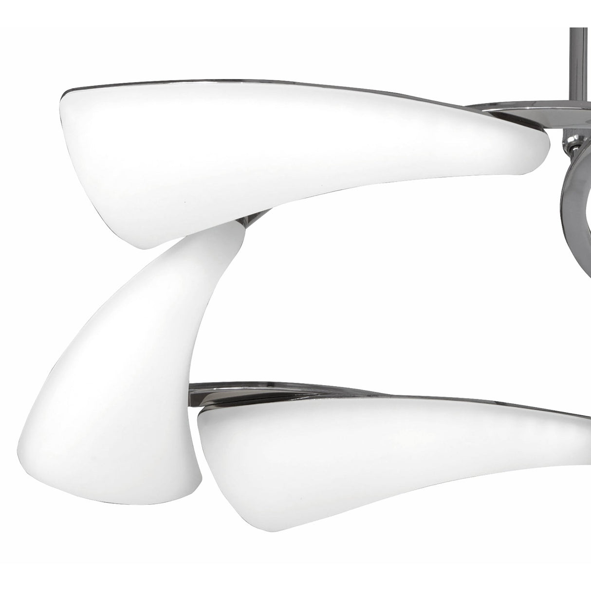 Mistral Telescopic 36W LED Rectangular Chandelier in Polished Chrome/Frosted Acrylic with 3000K Warm Light and 3-Year Warranty