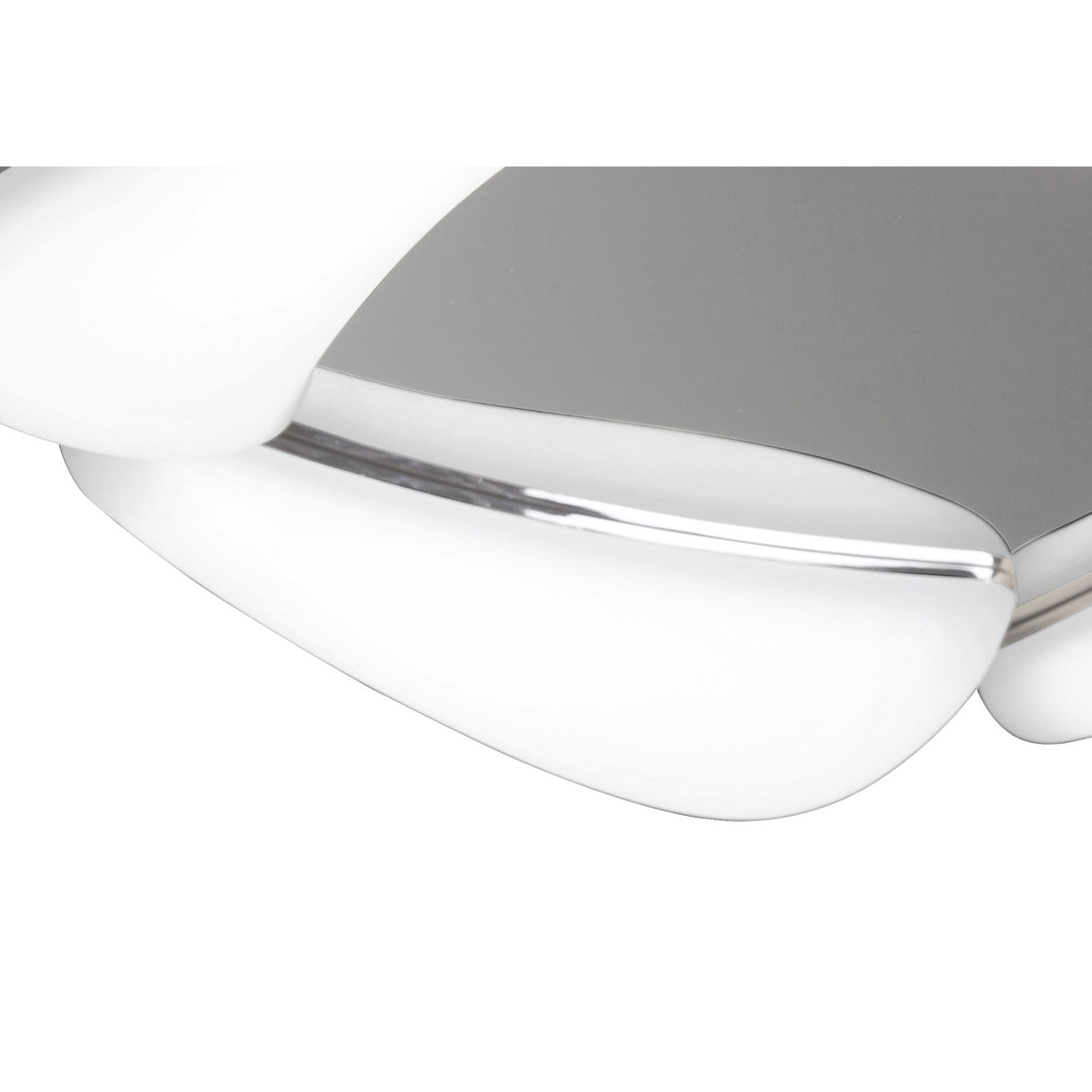 Mistral 24W LED Ceiling Light, Polished Chrome & Frosted Acrylic, 3000K, 2160 Lumens