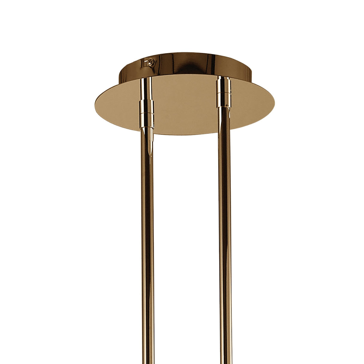Tiffany Pendant Light: French Gold & Cream with Clear Crystal Elegance
