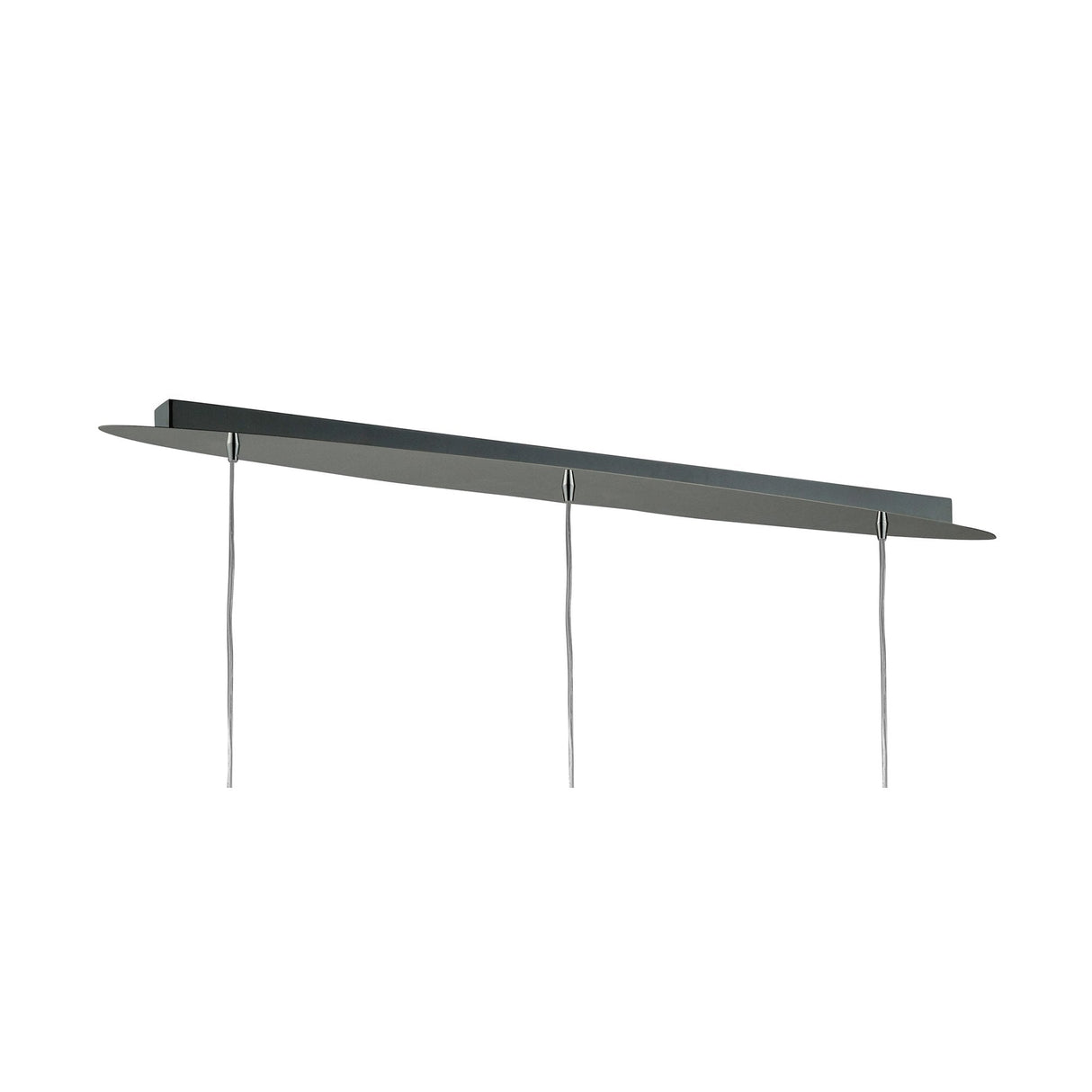 Sophisticated Tiffany Pendant Light with Cream Shades & Sparkling Crystal Cascade in Polished Chrome