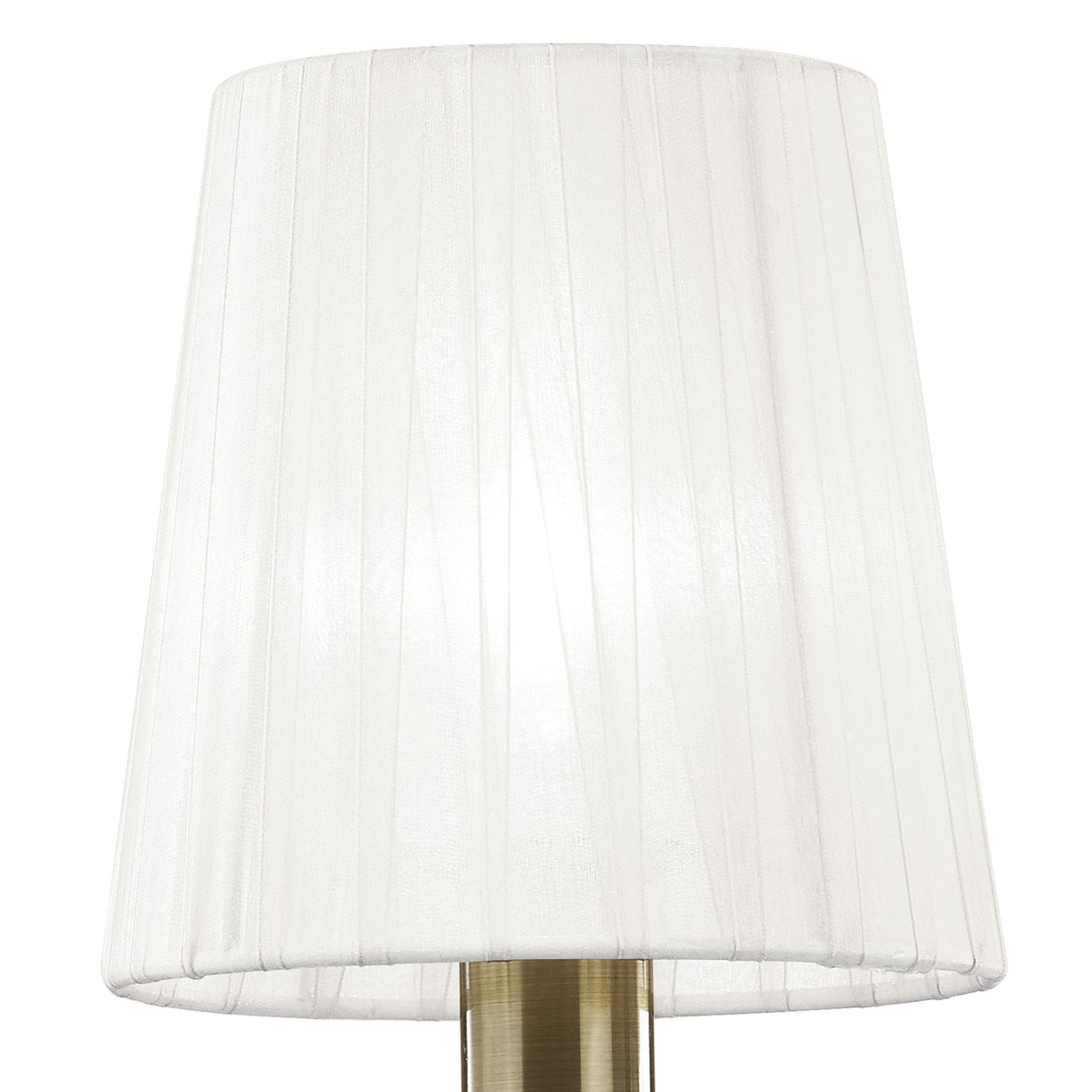 Elegant Antique Brass Tiffany Wall Lamp with Crystal Accents