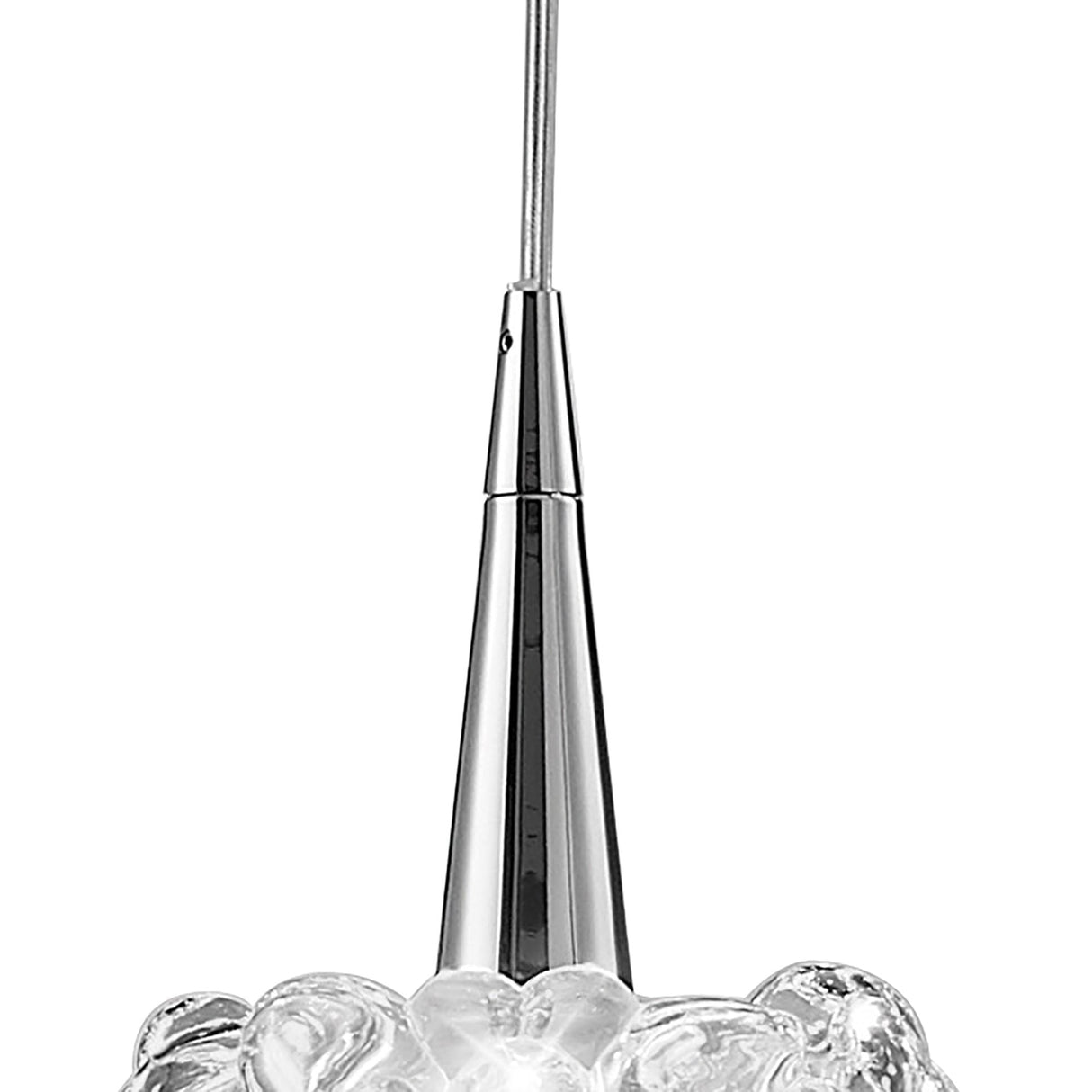 O2 Pendant Trio Light Fixture in Polished Chrome