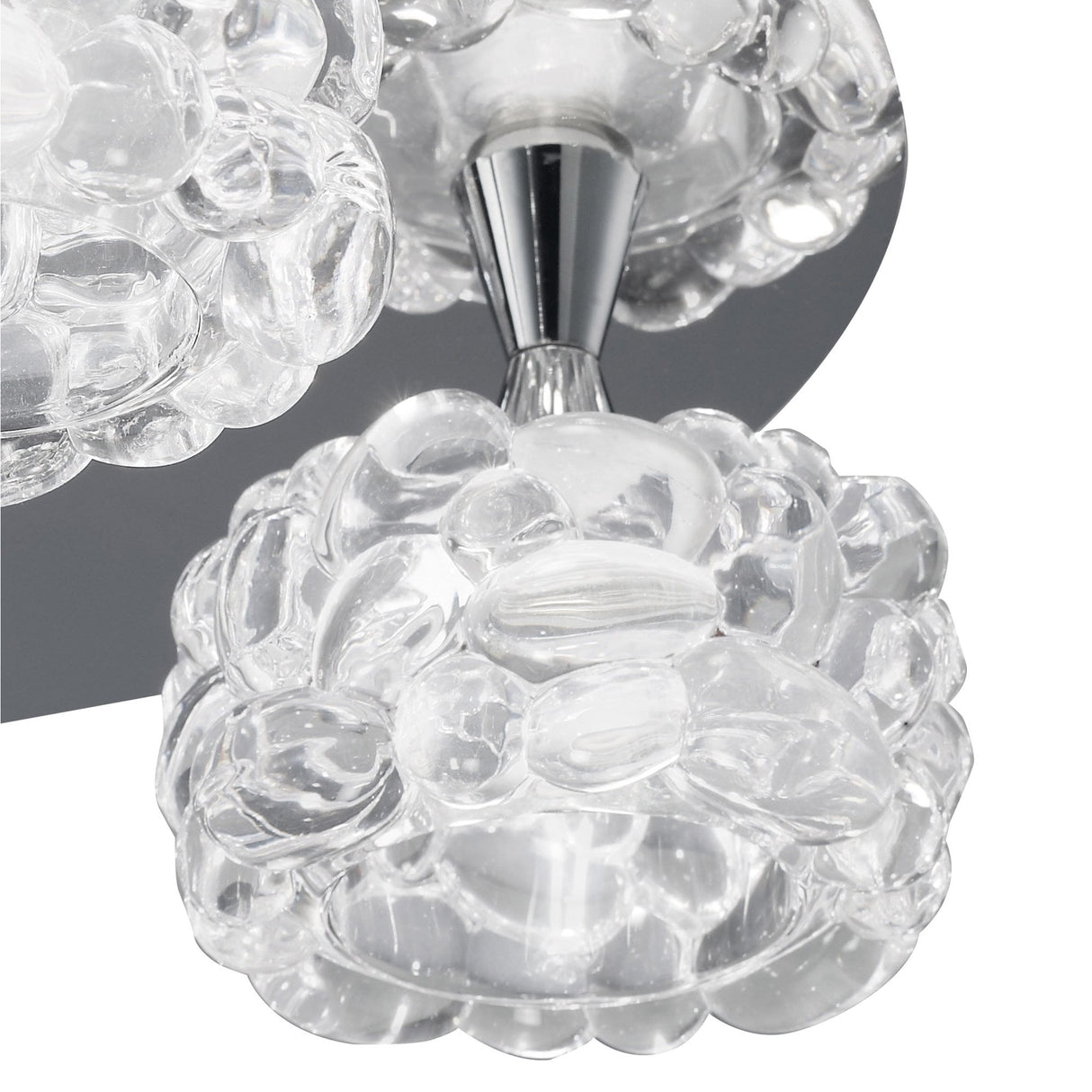 O2 Ceiling Light Fixture - Polished Chrome Elegance with 5 G9 Bulbs