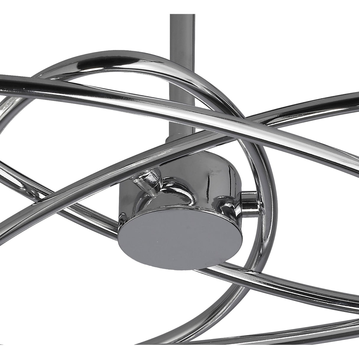 Maremagnum Elegance: Polished Chrome 3-Light Ceiling Fixture
