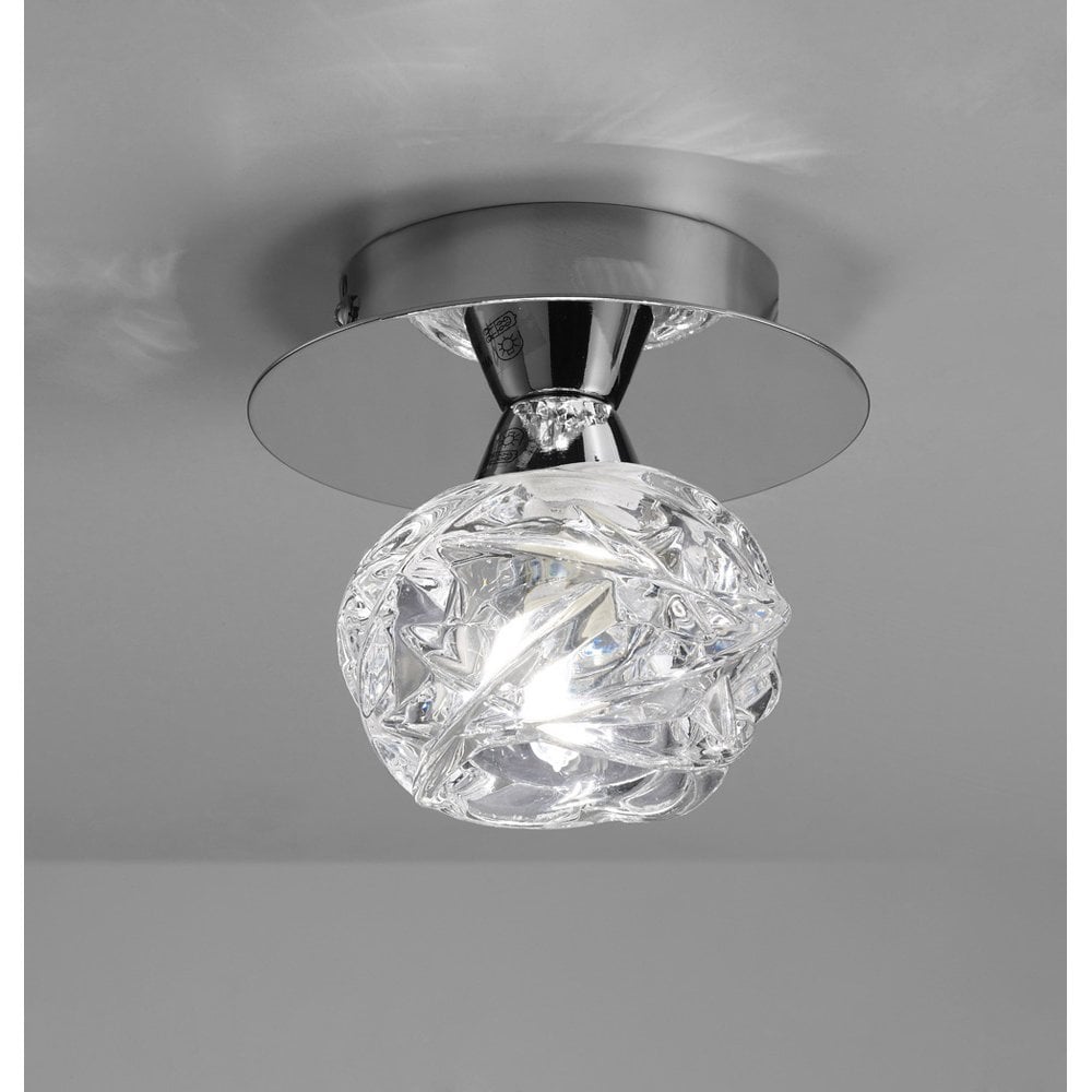 Maremagnum Single Light G9 Ceiling Fixture in Polished Chrome