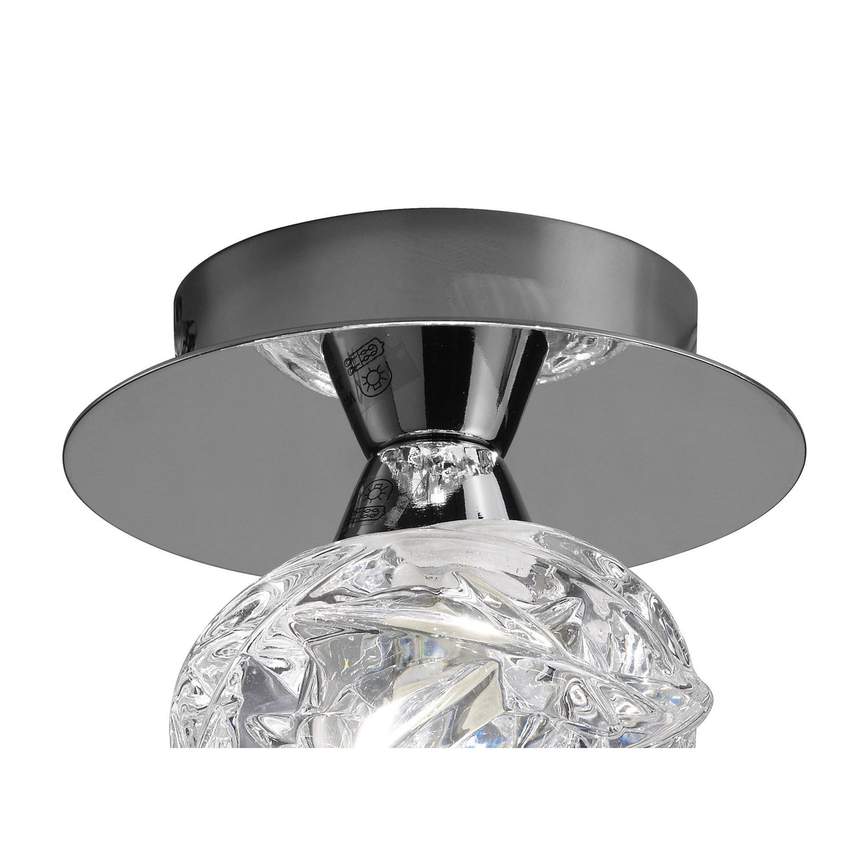 Maremagnum Single Light G9 Ceiling Fixture in Polished Chrome