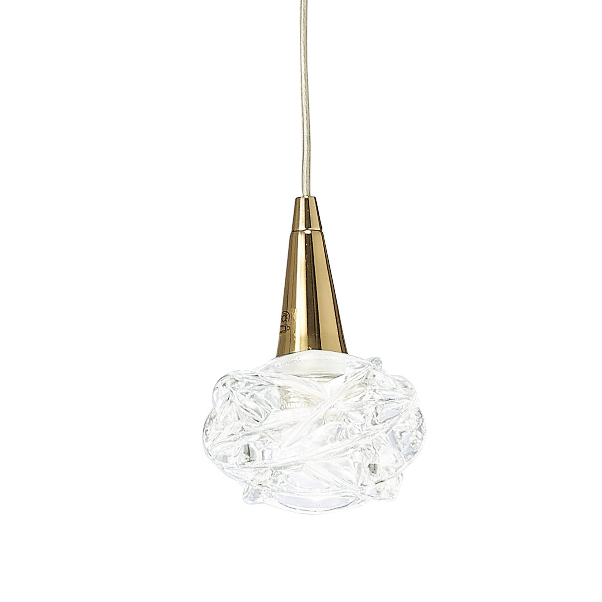 Maremagnum Single-Light Pendant, French Gold Finish