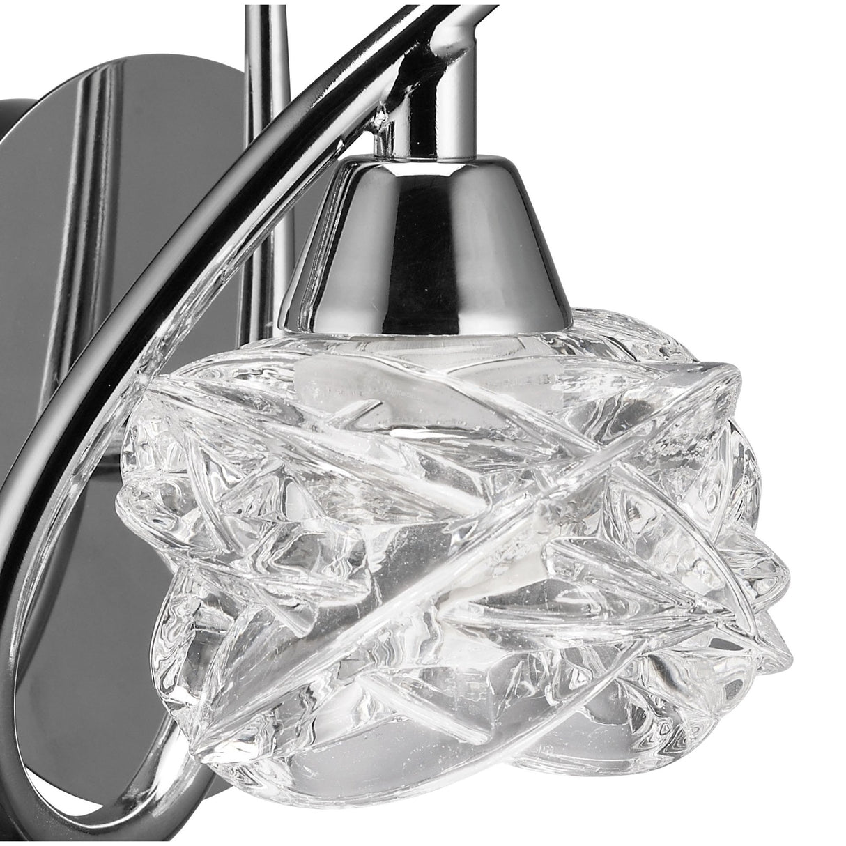 Maremagnum Wall Lamp with Rocker Switch and Chrome Finish