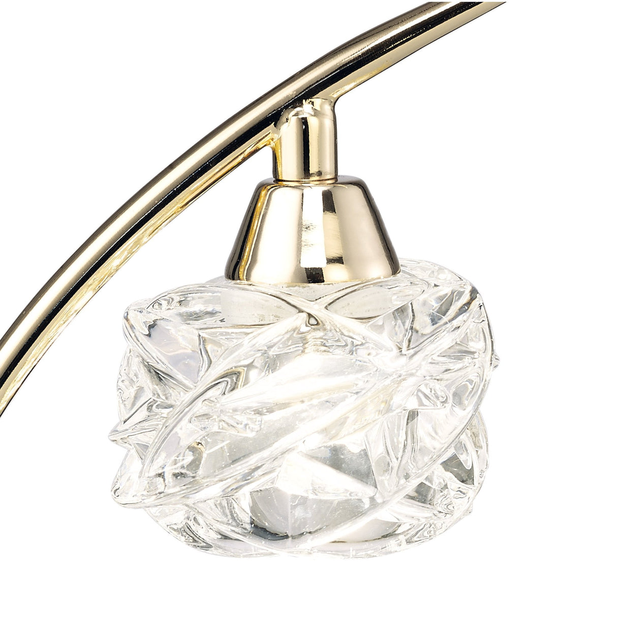 Maremagnum Elegance: Single Light G9 Table Lamp in French Gold