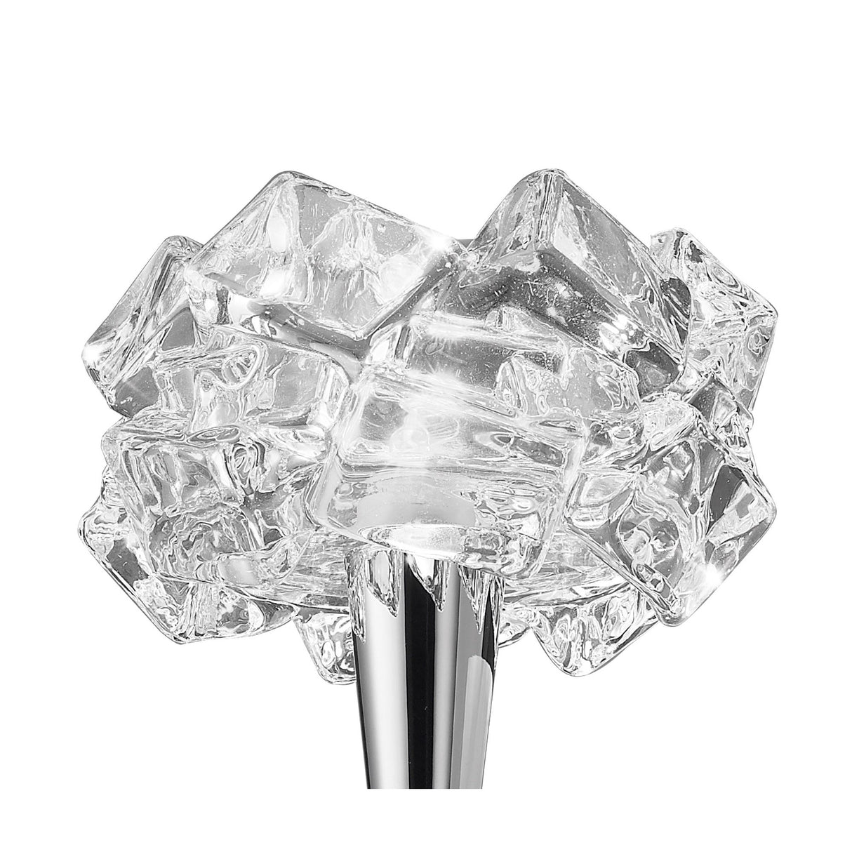 Arctic Glimmer Wall Lamp with Polished Chrome Finish