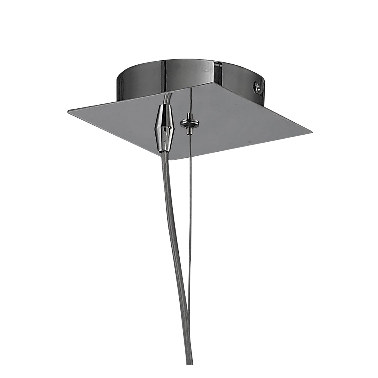 Arctic Elegance Pendant Light - Large, Polished Chrome Finish