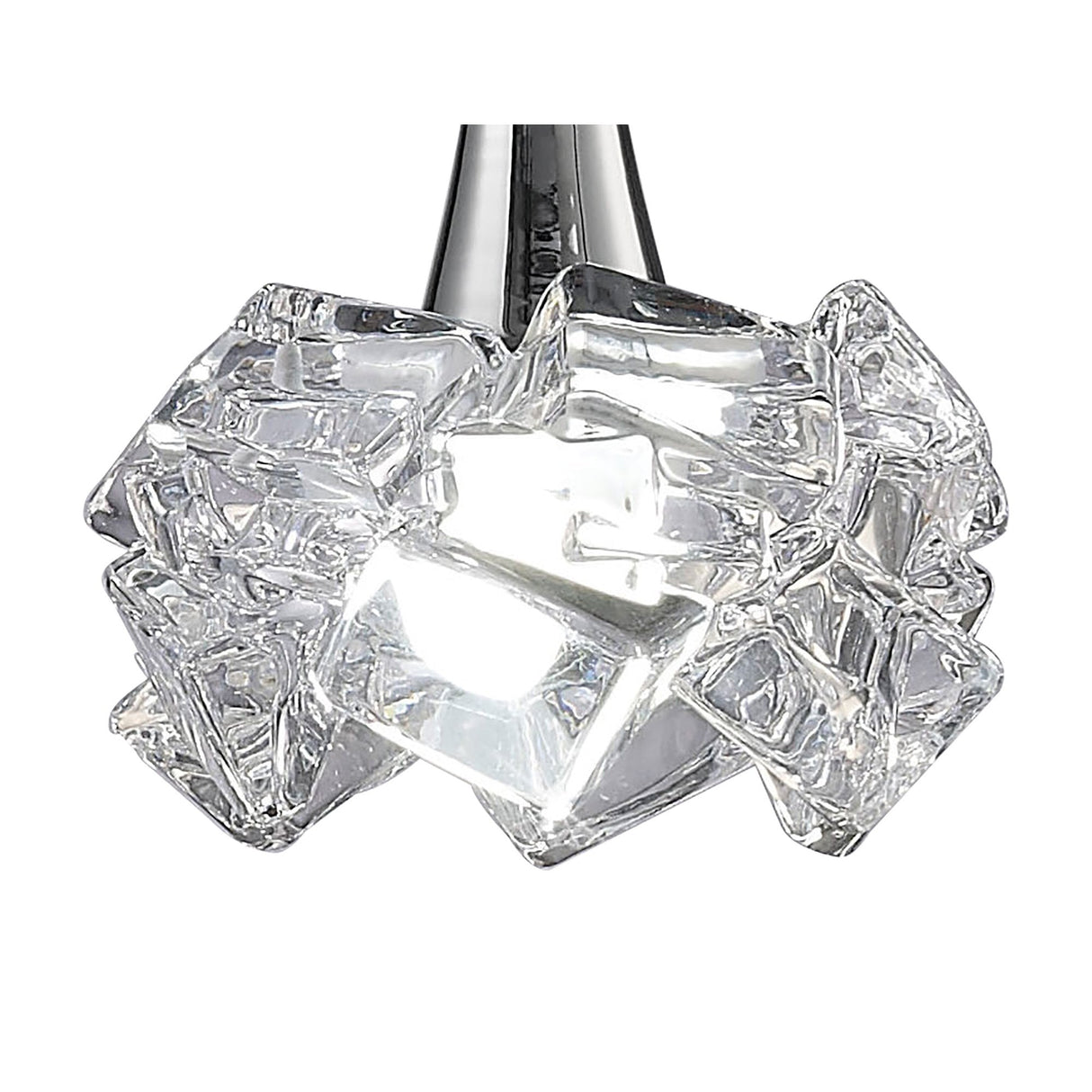Arctic Elegance Pendant Light - Large, Polished Chrome Finish