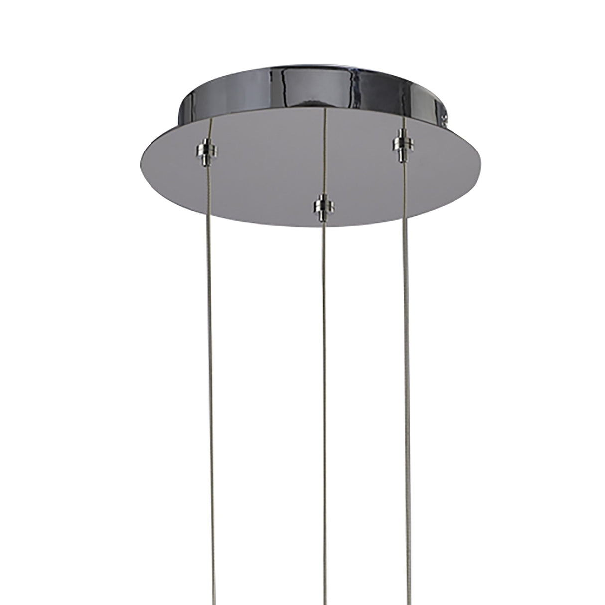 Knot Pendant LED Light, Gloss White & Polished Chrome, 3000K Warm Illumination, 3-Year Warranty