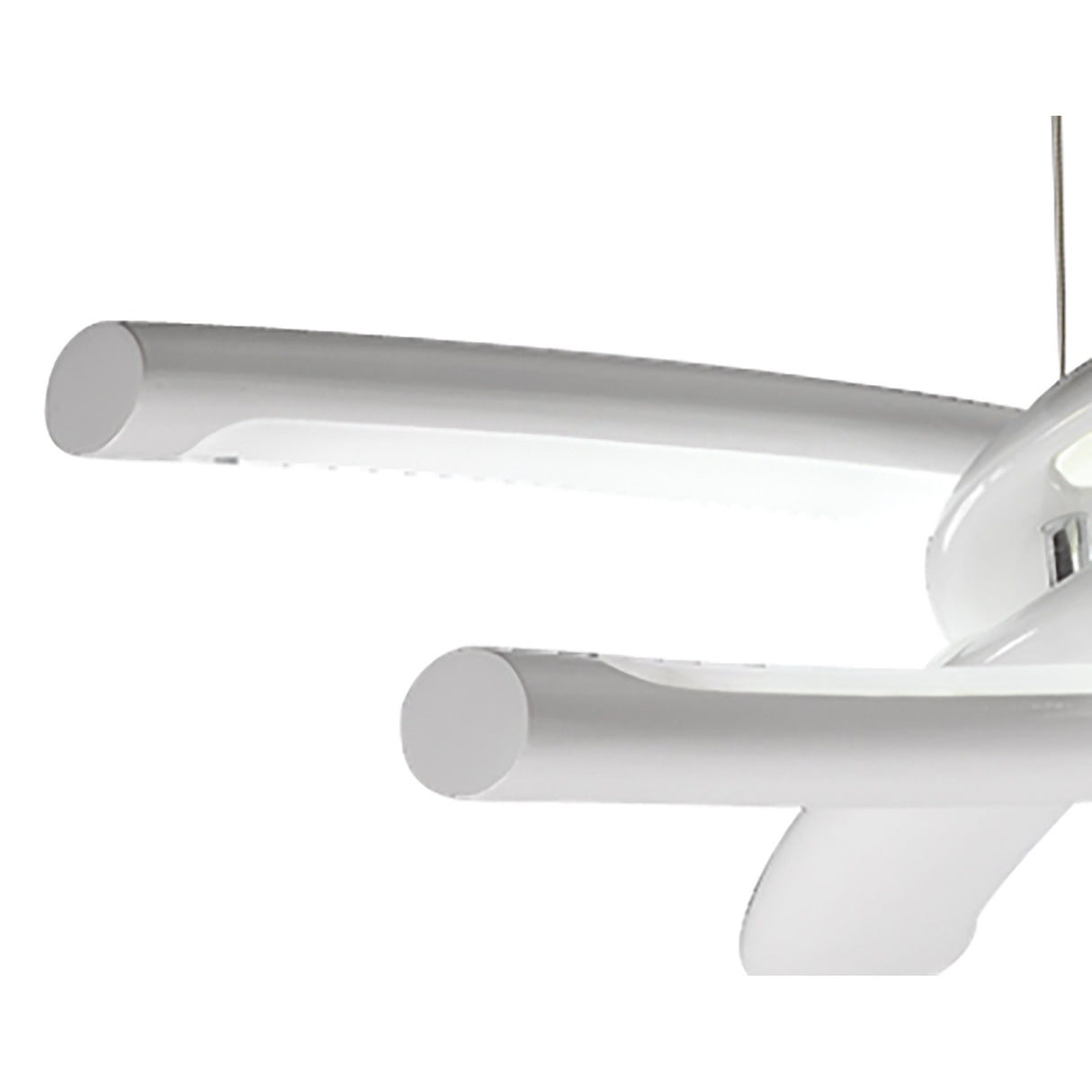 Knot Pendant LED Light, Gloss White & Polished Chrome, 3000K Warm Illumination, 3-Year Warranty