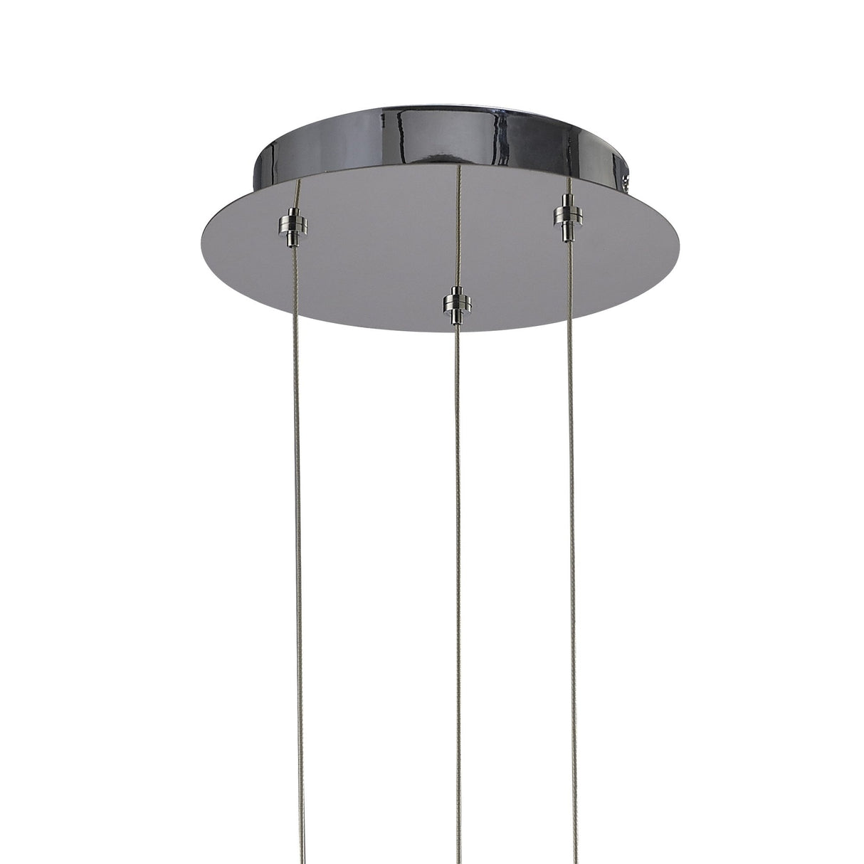 Knot Pendant 36W LED, 3000K Warm Light, Artistic Gloss Black with White Acrylic Accents and Chrome Finish, 3-Year Warranty
