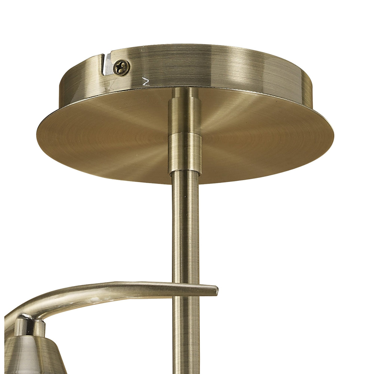 Maremagnum Ceiling Light Fixture with 4 G9 Bulbs in Elegant Antique Brass Finish