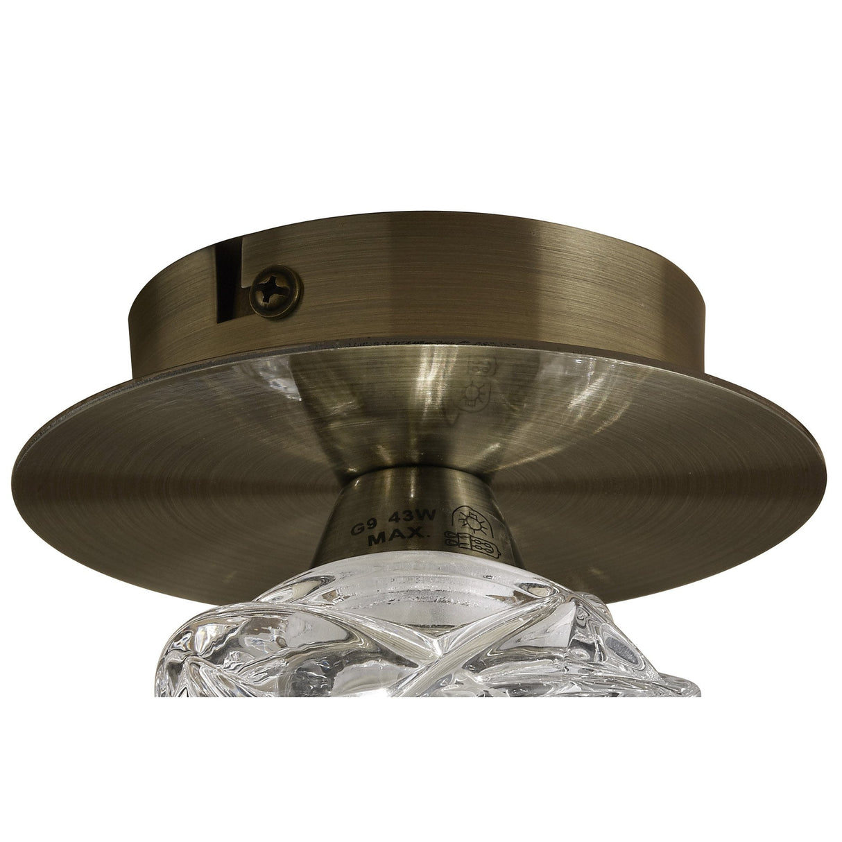 Maremagnum Single Light Fixture in Antique Brass