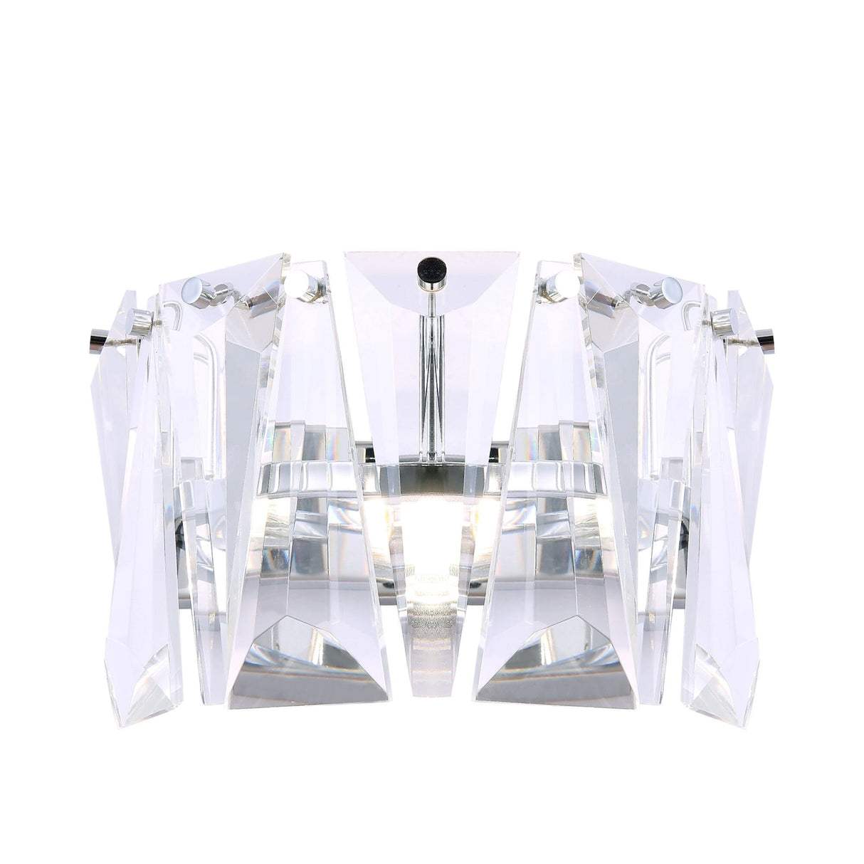 Contemporary Puntes Chrome Sconce Light