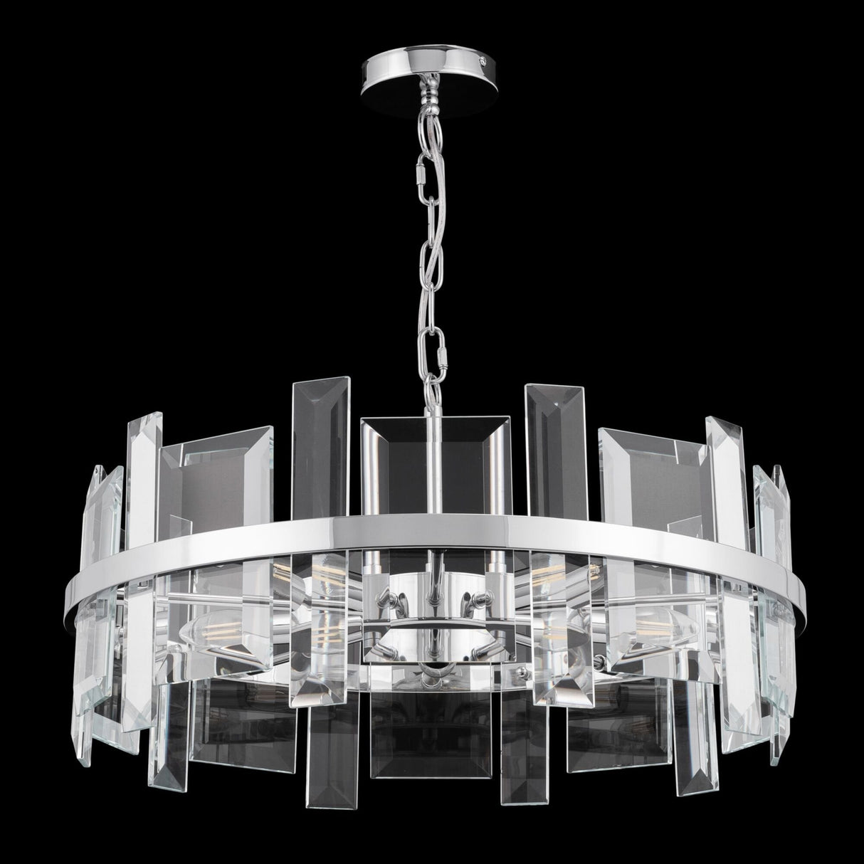 Sleek Chrome Cerezo Pendant Light Fixture