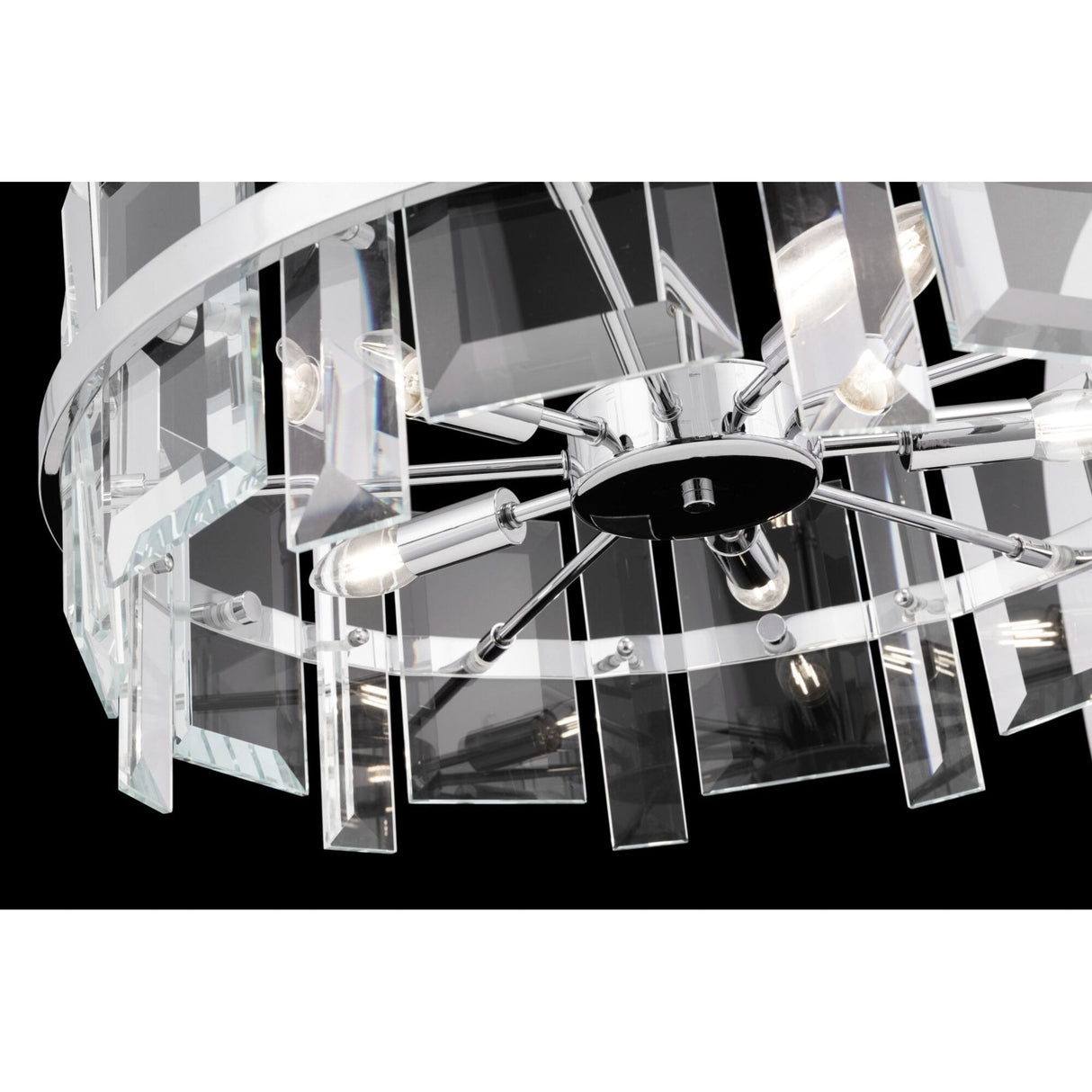 Sleek Chrome Cerezo Pendant Light Fixture