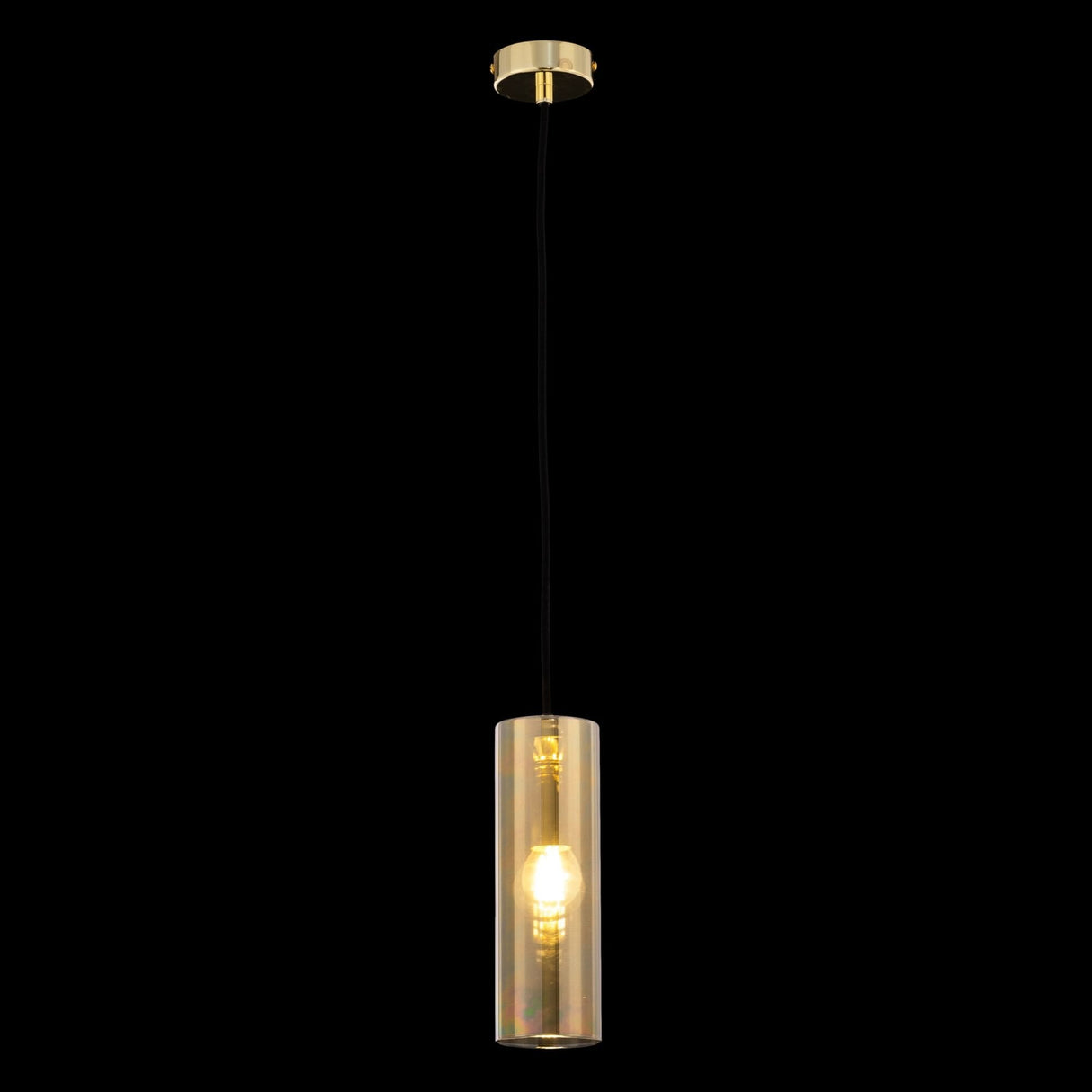 Radiant Elegance Gold Pendant Light