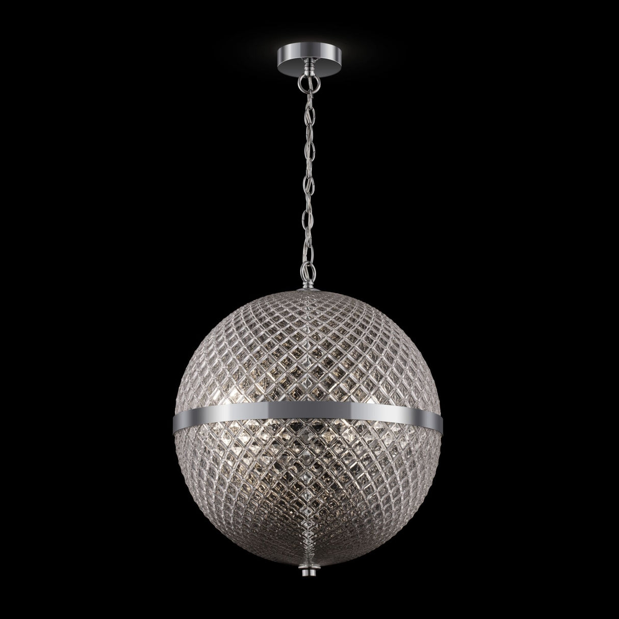 Yonkers Elegance Chrome Pendant Light