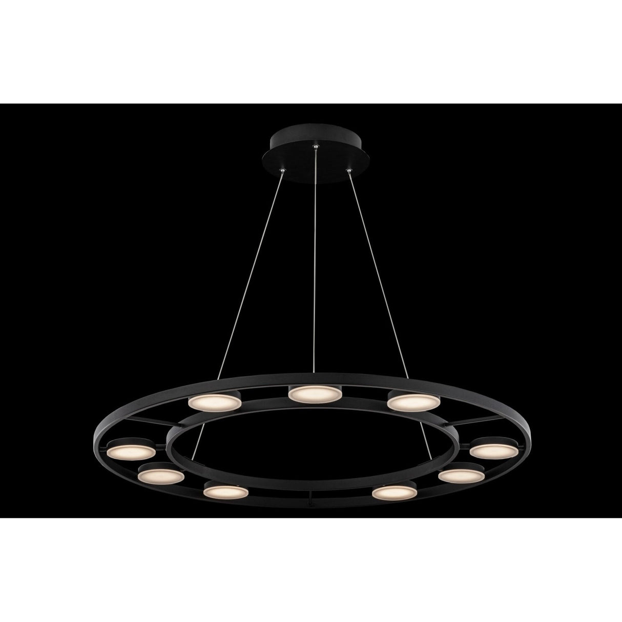 Sleek Black Fad Pendant Light Fixture