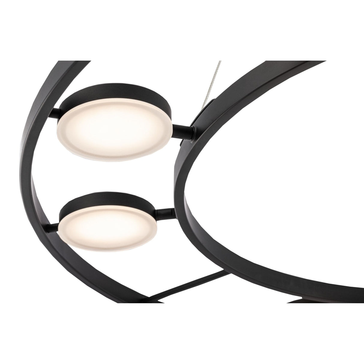 Sleek Black Fad Pendant Light Fixture