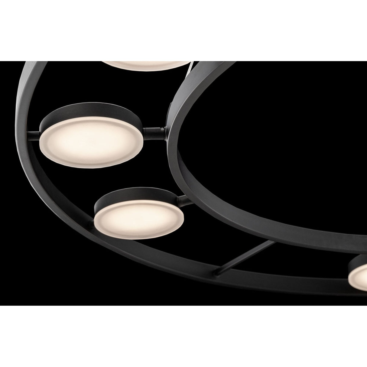 Sleek Black Fad Pendant Light Fixture