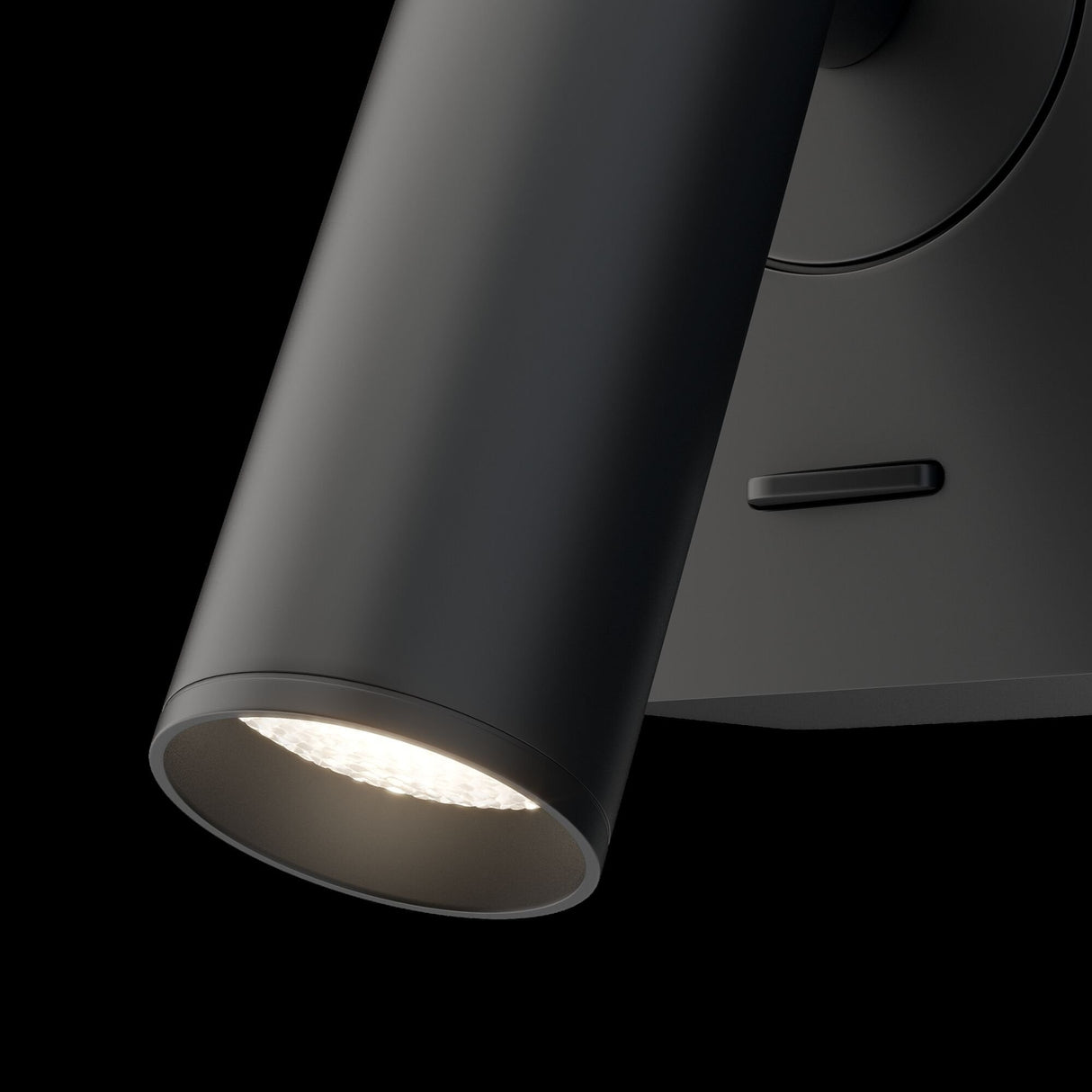 Sleek Mirax Black LED Wall Light
