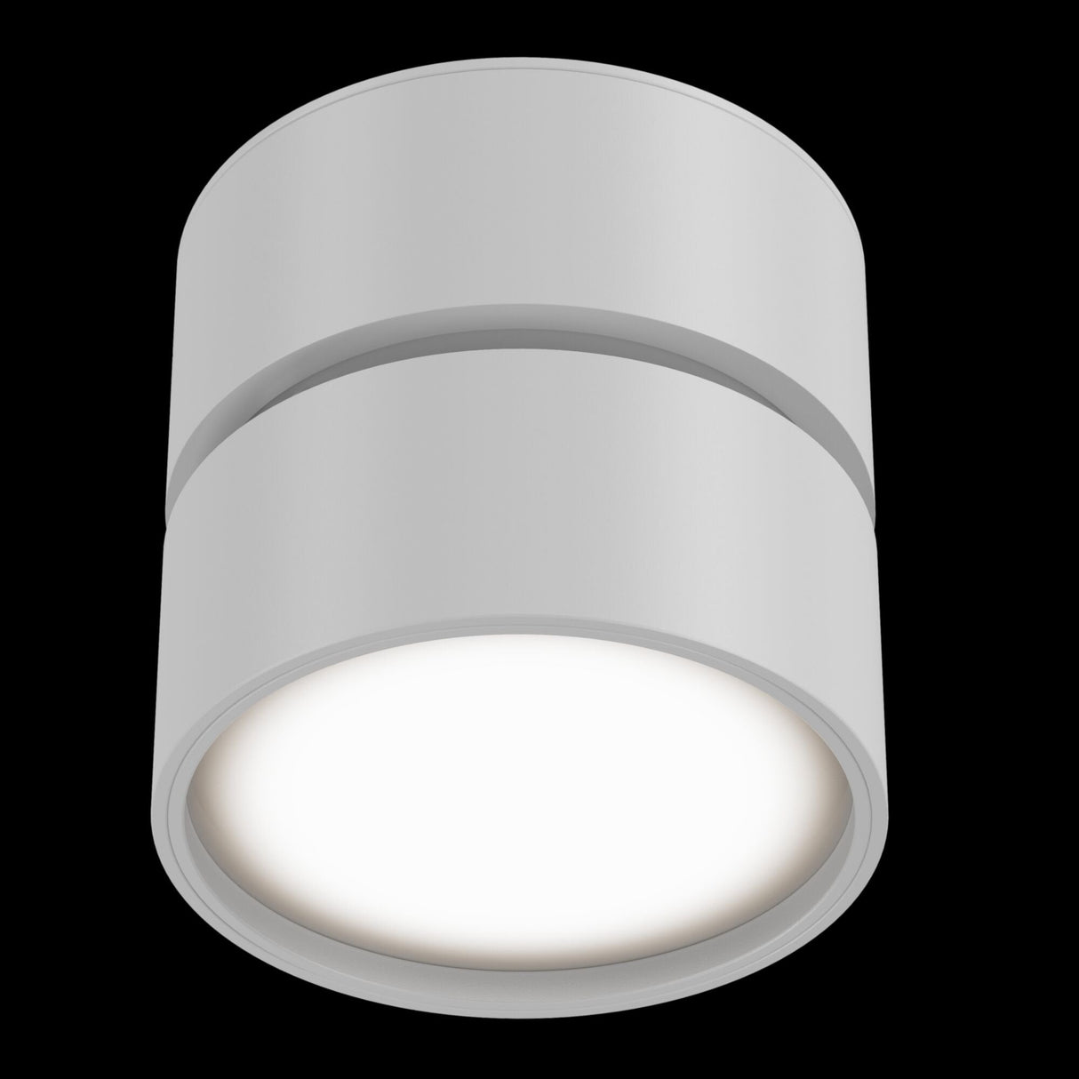 Sleek White Onda Series Ceiling Light