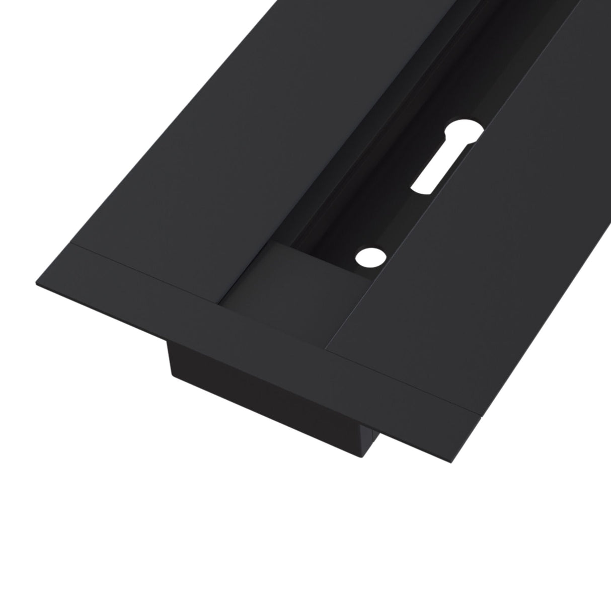 Sleek Black Track Lighting Accessory - Single Phase Busbar Trunking System