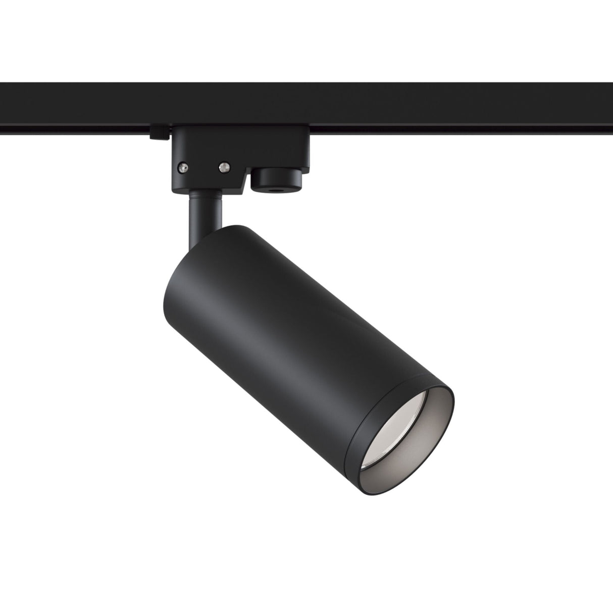 Black Focus Single Phase Track Light System