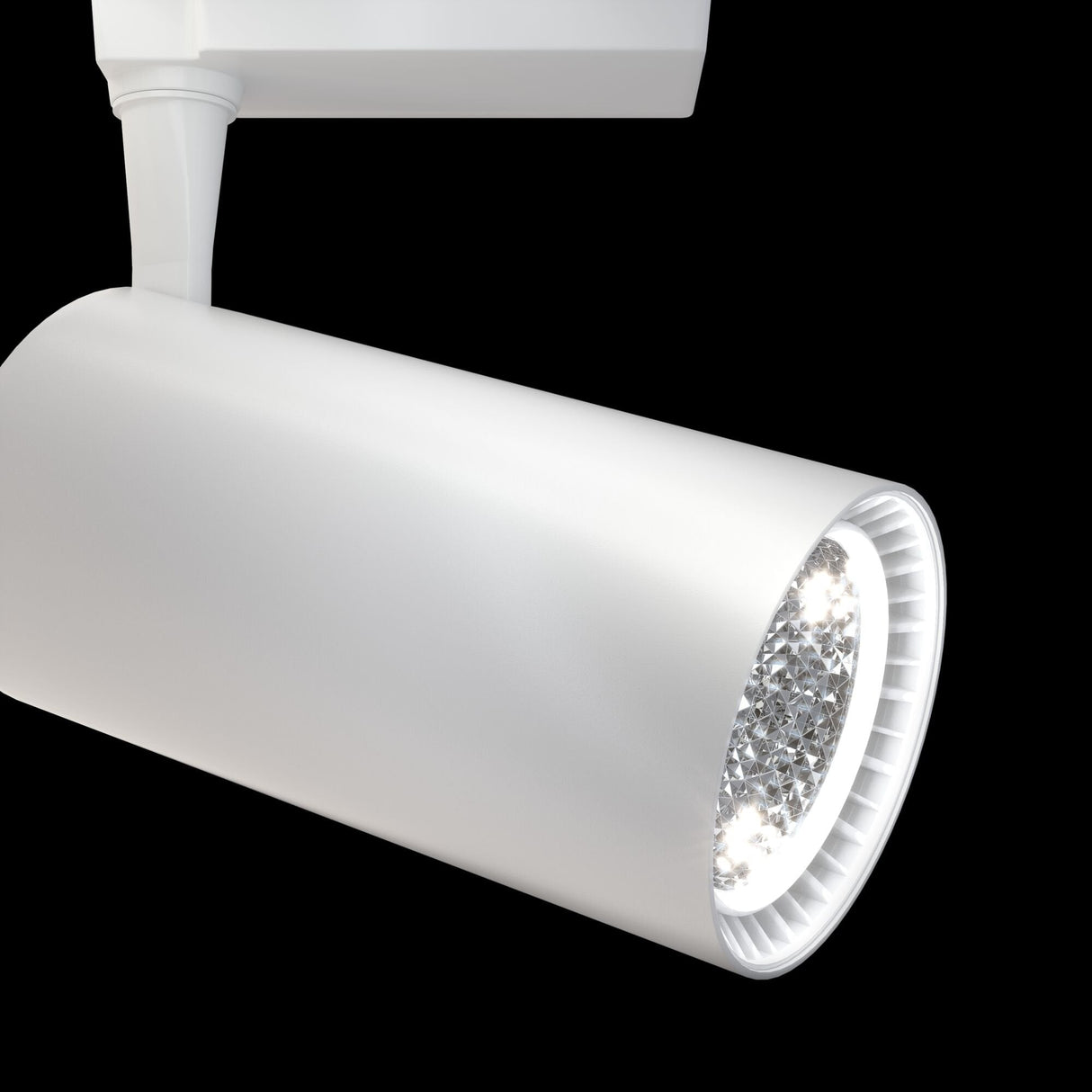 White LED Track Lighting System - Single Phase, 3000K, 3200 Lumens