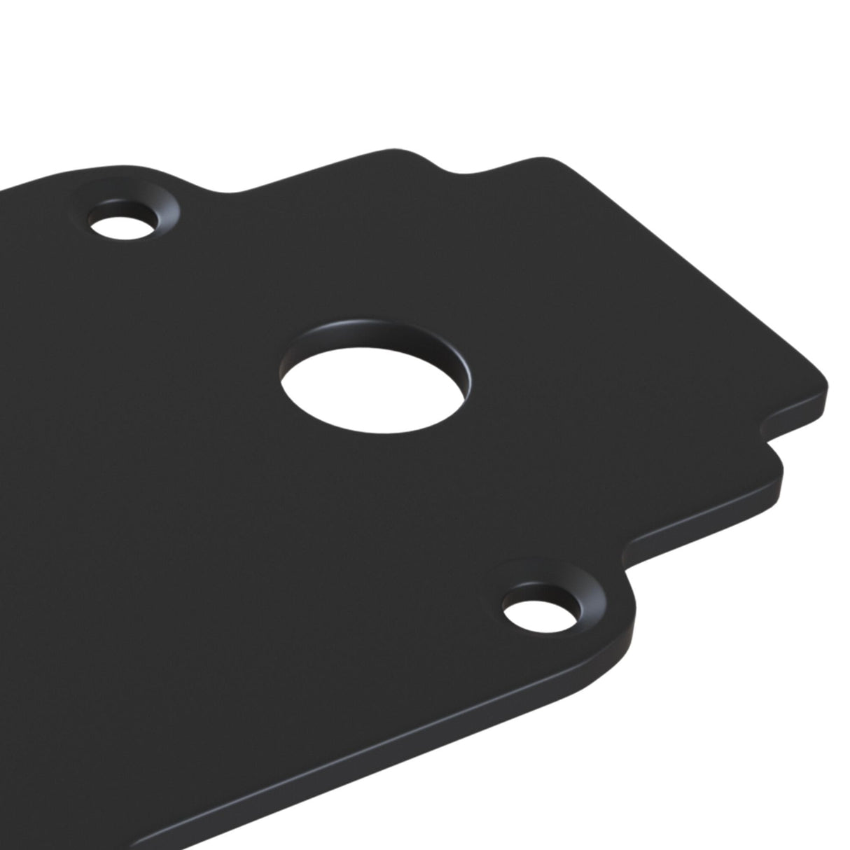 Sleek Black End Cap for Plaster-In Magnetic Track System