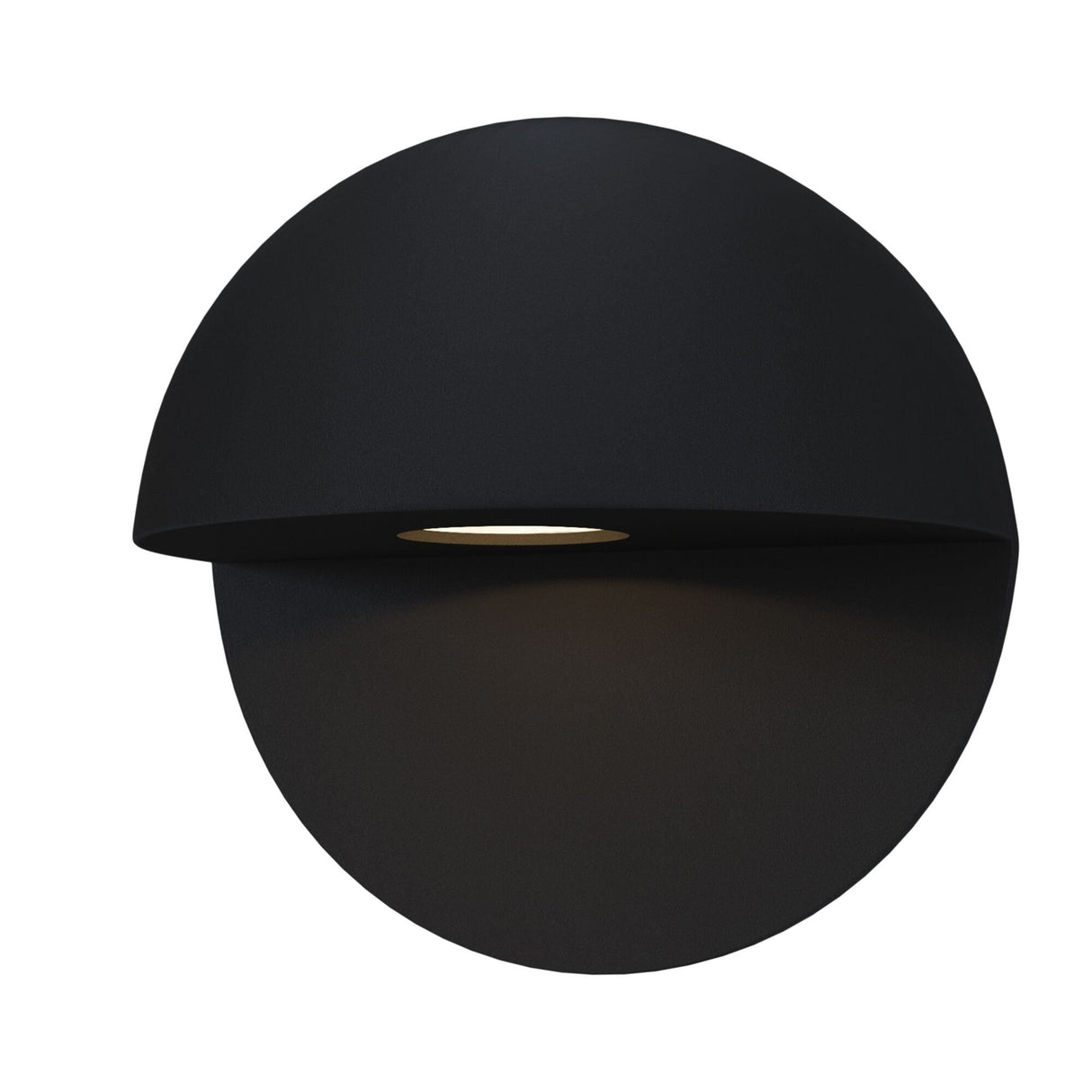 Sleek Black Mezzo LED Wall Sconce for Outdoor Spaces