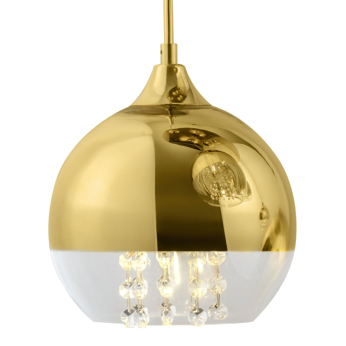 Fermi Gold Pendant Light Fixture