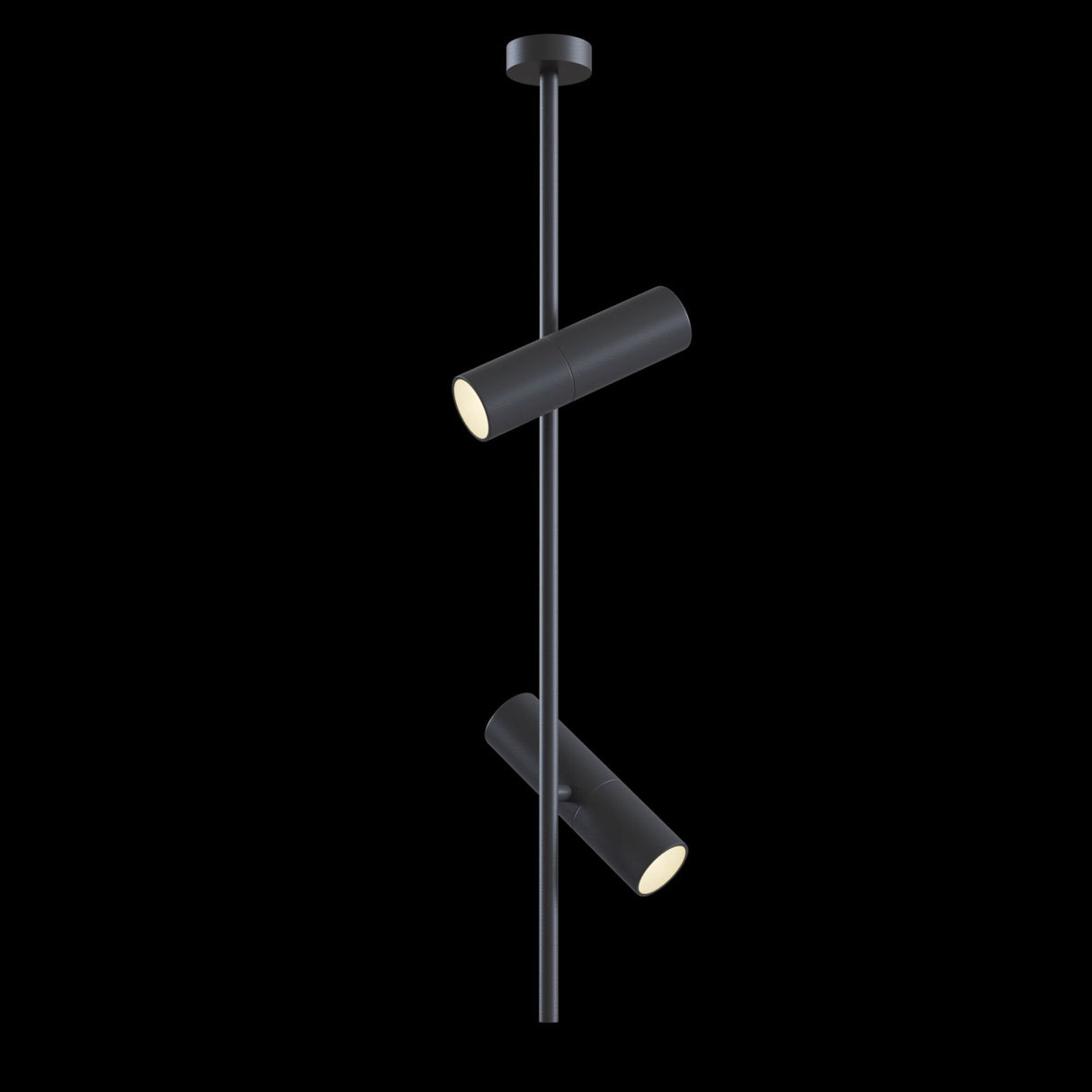 Sleek Elti Black Ceiling & Wall Lamp