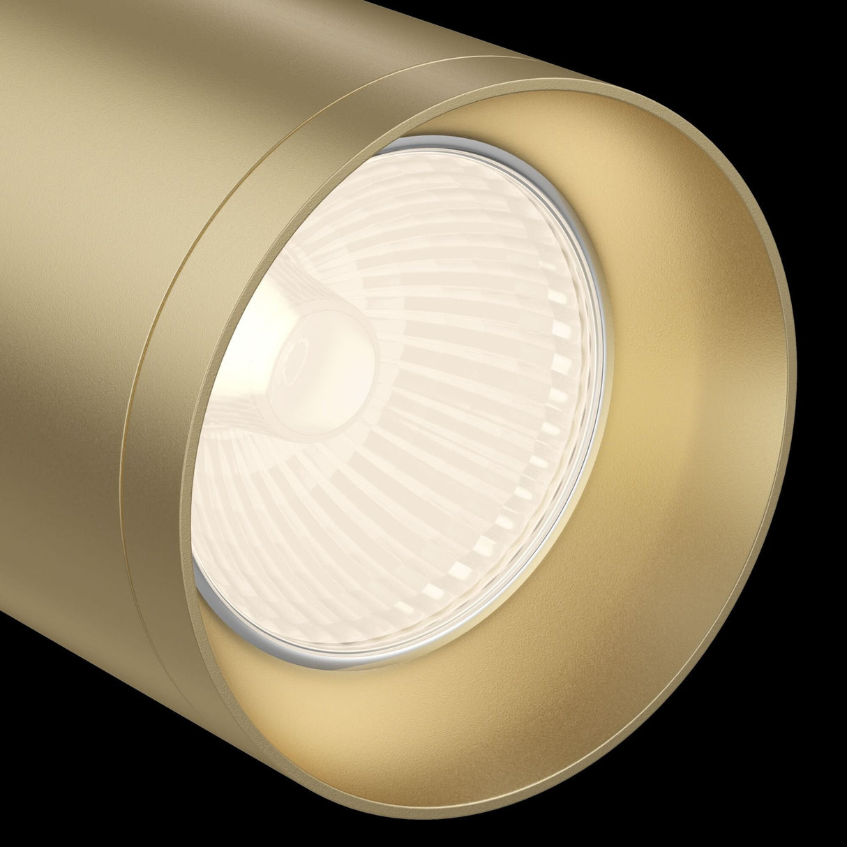 Matt Gold Focus Series Ceiling Lamp