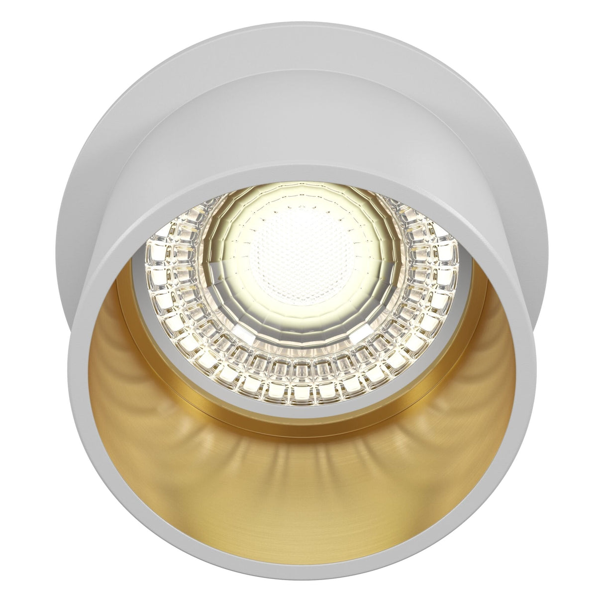 Elegant Reif White and Gold Downlight Fixture