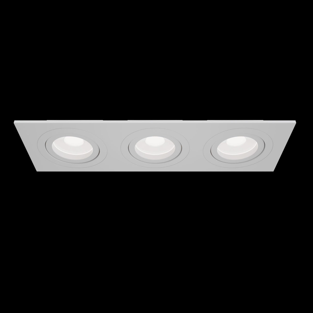 Atom Collection: White Triple GU10 Downlight