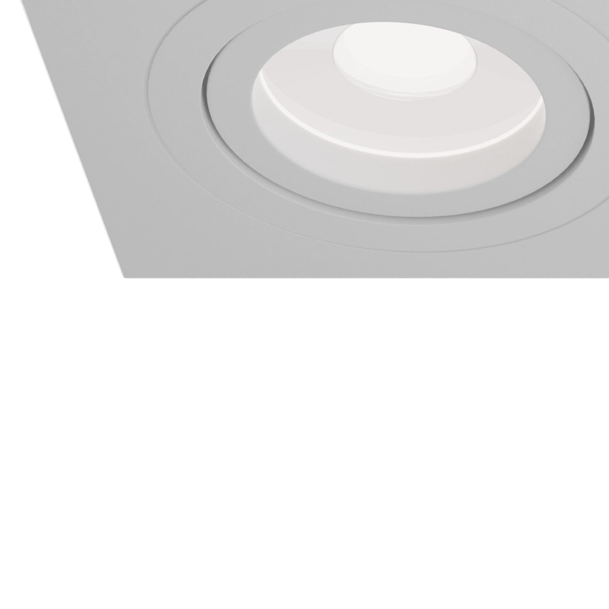 Sleek White Atom Downlight Fixture