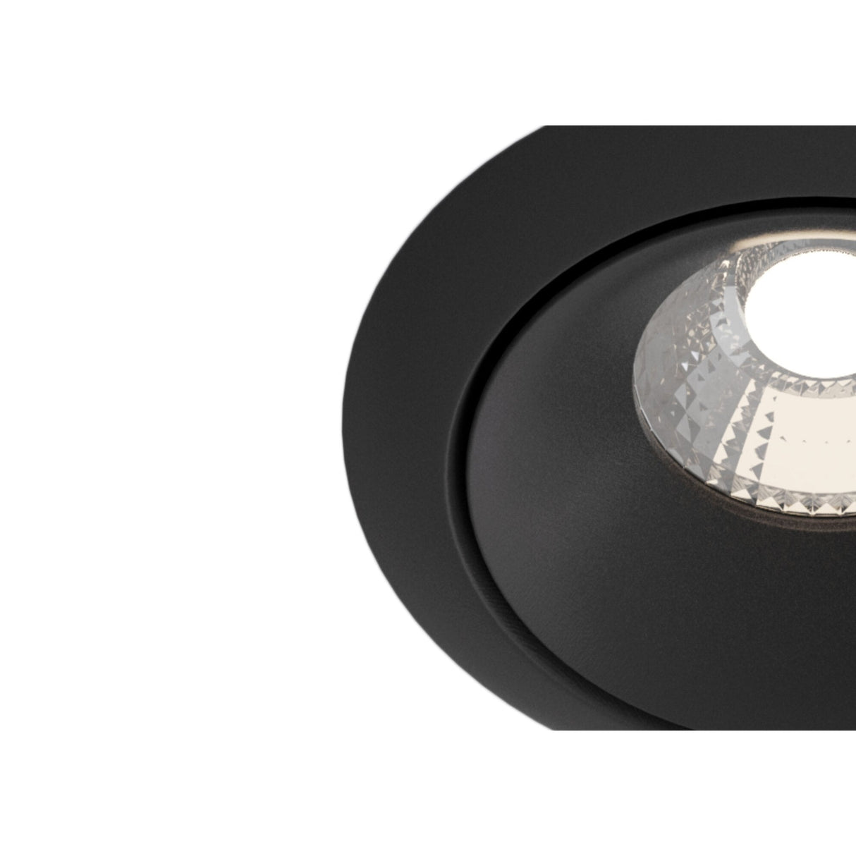 Yin Black LED Downlight 3000K