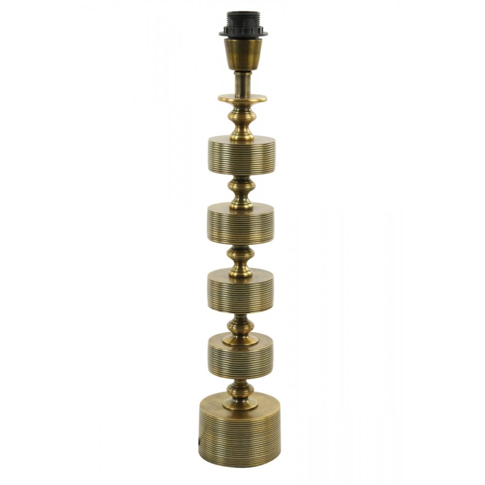 Antique Bronze Gody Lamp Base - 52cm