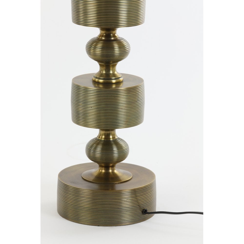 Antique Bronze Taika Lamp Base - 18x62cm
